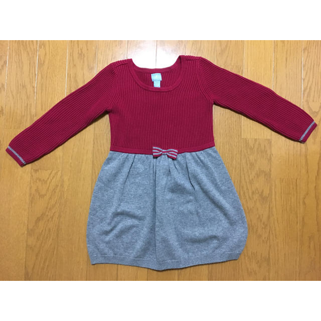 babyGAP(ベビーギャップ)のH❤︎E様専用＊babyGAP＊ニットワンピース＊新品同様 キッズ/ベビー/マタニティのキッズ服女の子用(90cm~)(ワンピース)の商品写真