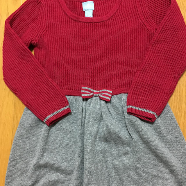 babyGAP(ベビーギャップ)のH❤︎E様専用＊babyGAP＊ニットワンピース＊新品同様 キッズ/ベビー/マタニティのキッズ服女の子用(90cm~)(ワンピース)の商品写真