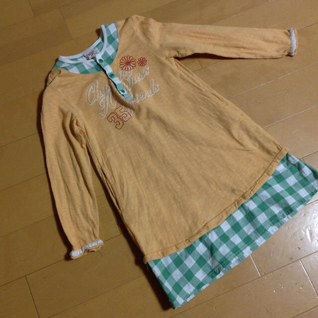 Right-on(ライトオン)のワンピース110 キッズ/ベビー/マタニティのキッズ服女の子用(90cm~)(ワンピース)の商品写真