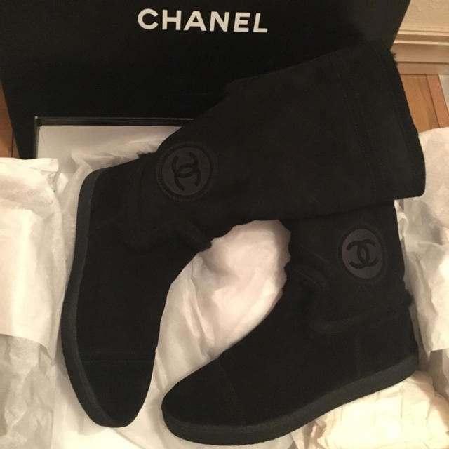 注目 新同美品 - CHANEL CHANEL 36 ムートンブーツ ブーツ - www