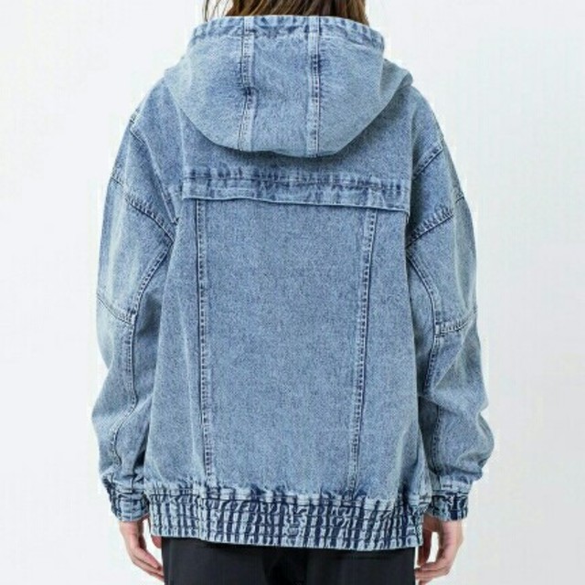 X-girl 【Web限定】DENIM BIG BLOUSON www.gasup.ma