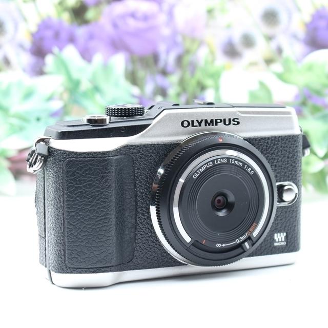 OLYMPUS(オリンパス)のWiFi対応！コンパクトで使いやすい！お洒落なカメラ！OLYMPUS PL-2 スマホ/家電/カメラのカメラ(ミラーレス一眼)の商品写真