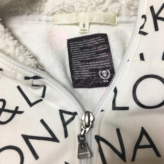 美品】MARK&LONA レディース パーカー ピンク 美品】MARK&LONA レディース パーカー ピンク
