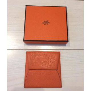 エルメス(Hermes)のmotthi様専用♡未使用品 エルメス バスティア オレンジ(コインケース)