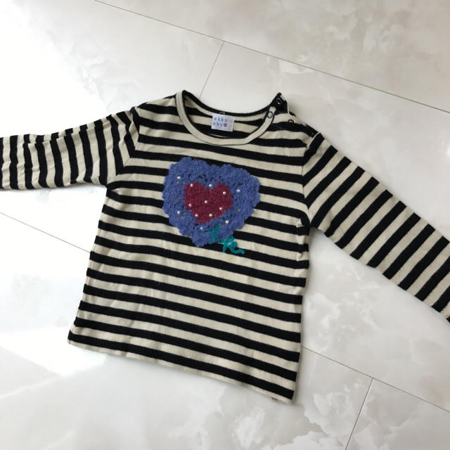 hakka baby(ハッカベビー)のハッカベビー♡ロンT キッズ/ベビー/マタニティのキッズ服女の子用(90cm~)(Tシャツ/カットソー)の商品写真