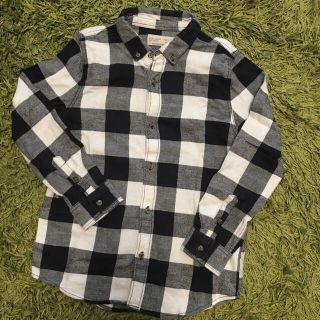 ザラキッズ(ZARA KIDS)のZARA BOYS  チェック柄フランネルシャツ(ブラウス)