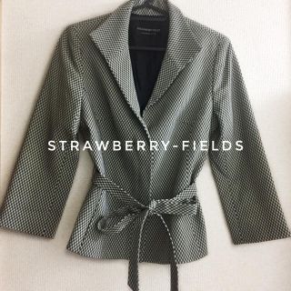 ストロベリーフィールズ(STRAWBERRY-FIELDS)のストロベリーフィールズ【美品】フォーマル ジャケット(ノーカラージャケット)