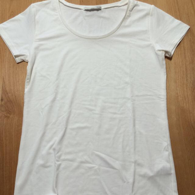 moussy(マウジー)のマウジー無地Tシャツ ホワイト レディースのトップス(Tシャツ(半袖/袖なし))の商品写真