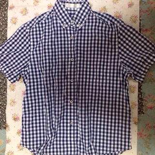オリーブデオリーブ(OLIVEdesOLIVE)のギンガムチェックシャツ(シャツ/ブラウス(半袖/袖なし))