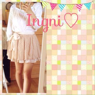 イング(INGNI)のINGNI♡ドット柄スカート(ミニスカート)