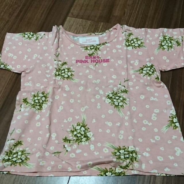 PINK HOUSE(ピンクハウス)のベビーピンクハウス 半袖シャツ 100cm キッズ/ベビー/マタニティのキッズ服女の子用(90cm~)(Tシャツ/カットソー)の商品写真