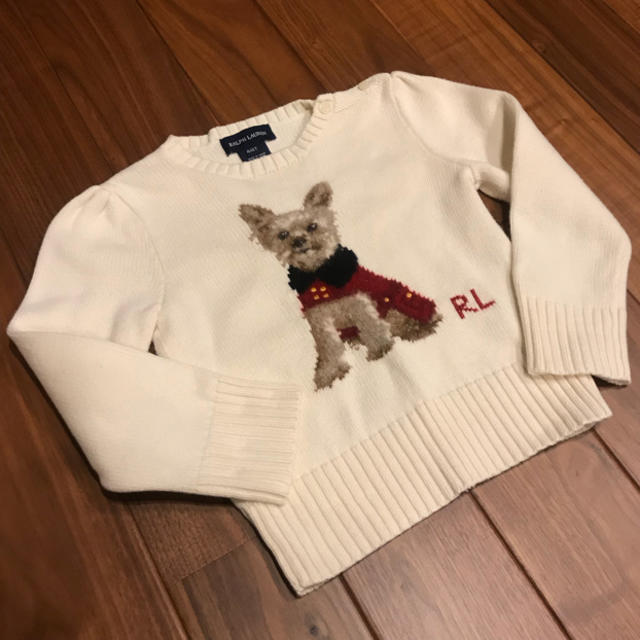 Ralph Lauren(ラルフローレン)のラルフローレン ニット キッズ 女の子 4T（100） キッズ/ベビー/マタニティのキッズ服女の子用(90cm~)(ニット)の商品写真