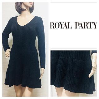 ロイヤルパーティー(ROYAL PARTY)の❤️大人気❤️ ROYAL PARTY ニットワンピ フレア(ミニワンピース)