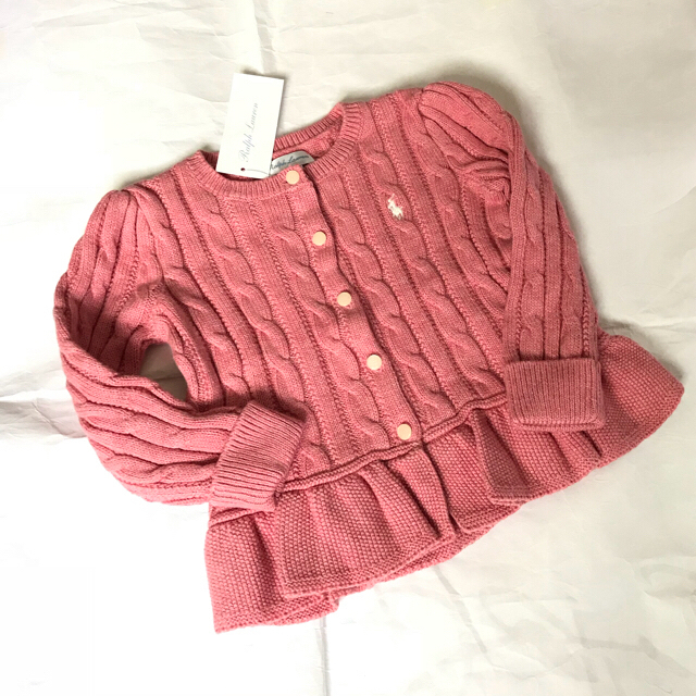 Ralph Lauren(ラルフローレン)のいんちゃん様 カーディガン キッズ/ベビー/マタニティのキッズ服女の子用(90cm~)(カーディガン)の商品写真