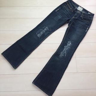 タヴァニティソージーンズ(TAVERNITI SO JEANS)の美品◆ジミータバニティjimmytaverniti◆冬ワイドデザインデニム(デニム/ジーンズ)