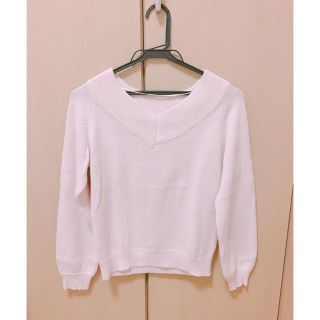 マジェスティックレゴン(MAJESTIC LEGON)の【美品】♡GU ニット ピンク♡(ニット/セーター)