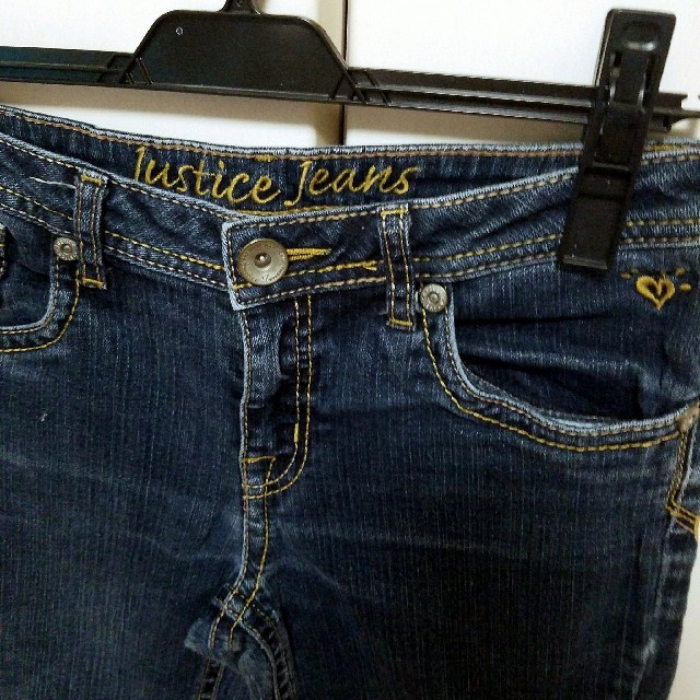GAP(ギャップ)のジーパン　ジーンズ　Justice Jeans 刺繍 レディースのパンツ(デニム/ジーンズ)の商品写真