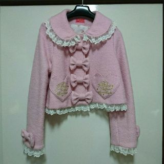 ベイビーザスターズシャインブライト(BABY,THE STARS SHINE BRIGHT)のＢＡＢＹ ショートコート ピンク(ピーコート)