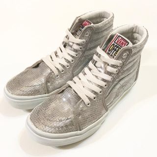 ヴァンズ(VANS)の美品24VANS SK-8 HI ヴァンズ スケート ハイ スパンコール 876(スニーカー)