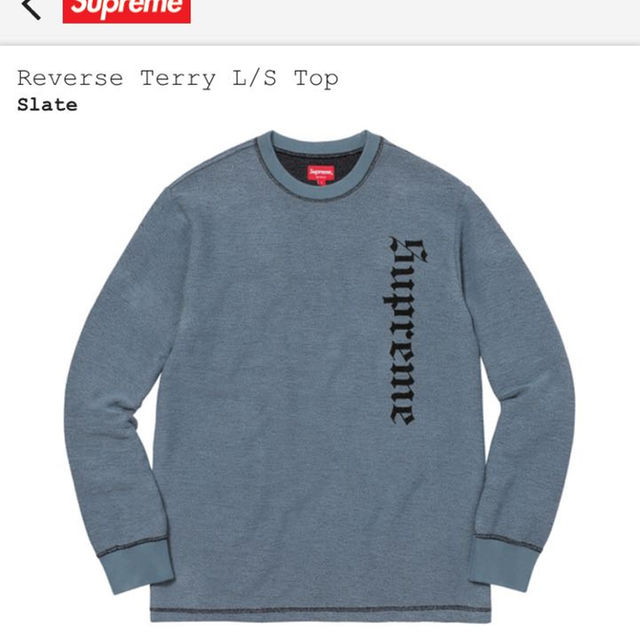 supreme reverse terry l/s top XL その他