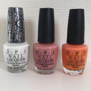 オーピーアイ(OPI)のOPIネイルラッカー3本(マニキュア)