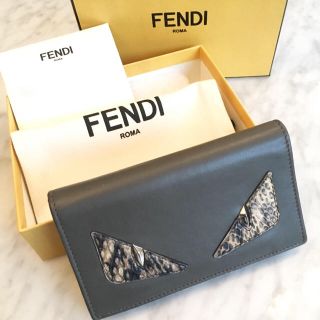 フェンディ(FENDI)のFENDI  iphone6スマホケース パイソン レザー折りたたみスマホケース(iPhoneケース)