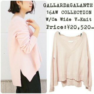 ガリャルダガランテ(GALLARDA GALANTE)の★定価¥2万★16AW★GALLARDAGALANTE★ビッグニット★ピンク★(ニット/セーター)