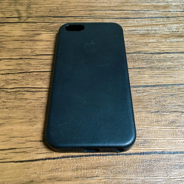 Apple アップル Iphone5s Se 純正レザーケース ブラックの通販 By Hapi アップルならラクマ