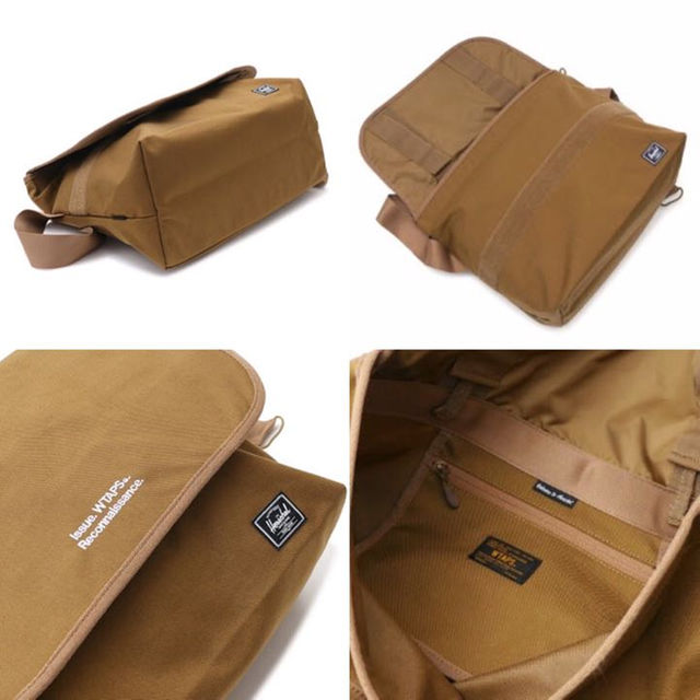 wtaps Herschel メッセンジャー バッグ ブラック