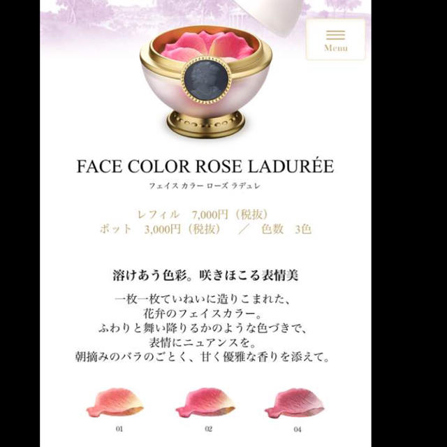 Les Merveilleuses LADUREE(レメルヴェイユーズラデュレ)の【新品未使用】レ・メルヴェイユーズ ラデュレ  チーク コスメ/美容のベースメイク/化粧品(チーク)の商品写真