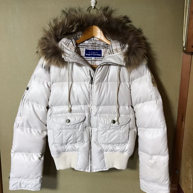 BURBERRY BLUE LABEL - milk　【美品】バーバリーブルーレーベル【38】ダウンジャケット