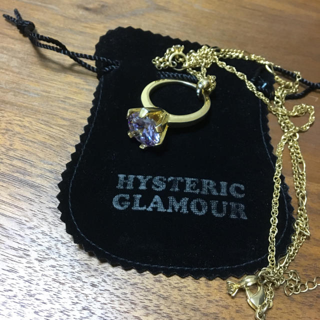 HYSTERIC GLAMOUR(ヒステリックグラマー)のHysteric Gramourビッグジュエルネックレス レディースのアクセサリー(ネックレス)の商品写真