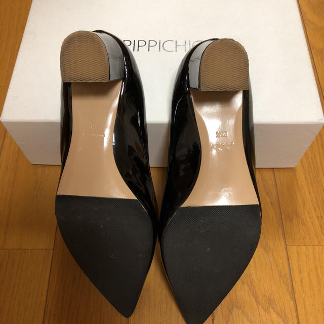 Pippi(ピッピ)のPIPPICHIC パテントヒール Black レディースの靴/シューズ(ハイヒール/パンプス)の商品写真