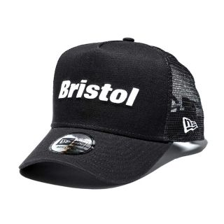 ソフ(SOPH)のFCRB ブラック NEWERA BRISTOL MESH CAP 帽子(その他)