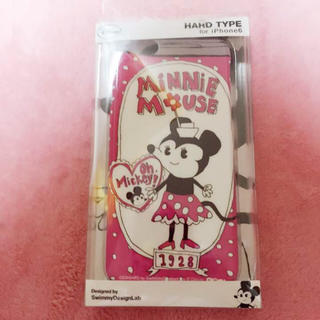 ディズニー(Disney)の《新品》オシャレ可愛いミニーちゃんiPhone6ケース♡ミッキー、ディズニー(iPhoneケース)