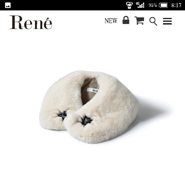 René(ルネ)のファーマフラー レディースのファッション小物(マフラー/ショール)の商品写真