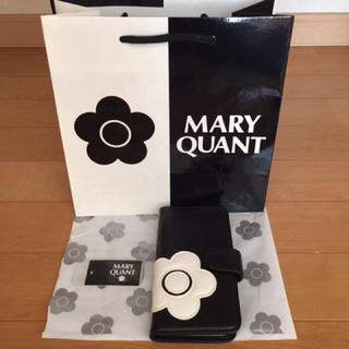 マリークワント(MARY QUANT)の新品マリークワントiPhone7ケース☆ブラック(ショルダーバッグ)