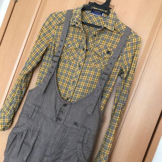 バーバリーブルーレーベル(BURBERRY BLUE LABEL)の値下げ中♡バーバリーブルーレーベル サロペット 36(サロペット/オーバーオール)