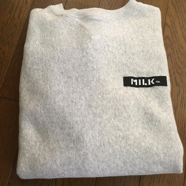 MILKFED.(ミルクフェド)のmilkfed. ロゴスウェット champion チャンピオン レディースのトップス(トレーナー/スウェット)の商品写真