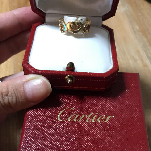 Cartier(カルティエ)の再値下げ♡カルティエ Cハート リングK18YG イエローゴールド 50 レディースのアクセサリー(リング(指輪))の商品写真