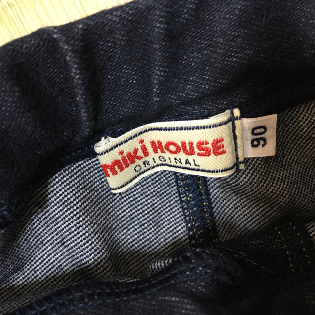 mikihouse(ミキハウス)のミキハウス 90 ストレッチデニム キッズ/ベビー/マタニティのキッズ服男の子用(90cm~)(パンツ/スパッツ)の商品写真