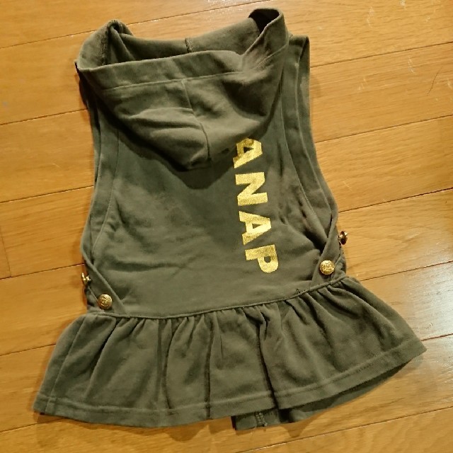 ANAP Kids(アナップキッズ)の【秋色可愛い】ANAP kids★バックロゴ◆ジャンパースカート/ワンピース キッズ/ベビー/マタニティのキッズ服女の子用(90cm~)(ワンピース)の商品写真