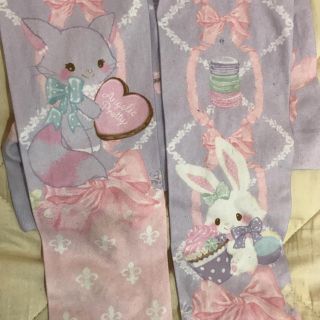 アンジェリックプリティー(Angelic Pretty)のウィッシュミーメル サンリオ Angelic Pretty タイツ(タイツ/ストッキング)