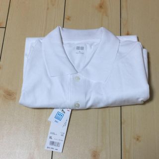 ユニクロ(UNIQLO)の UNIQLOポロシャツ（半袖）XL(ポロシャツ)