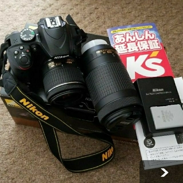 デジタル一眼スマホと繋げる Nikon D3400 一眼レフカメラ 美品