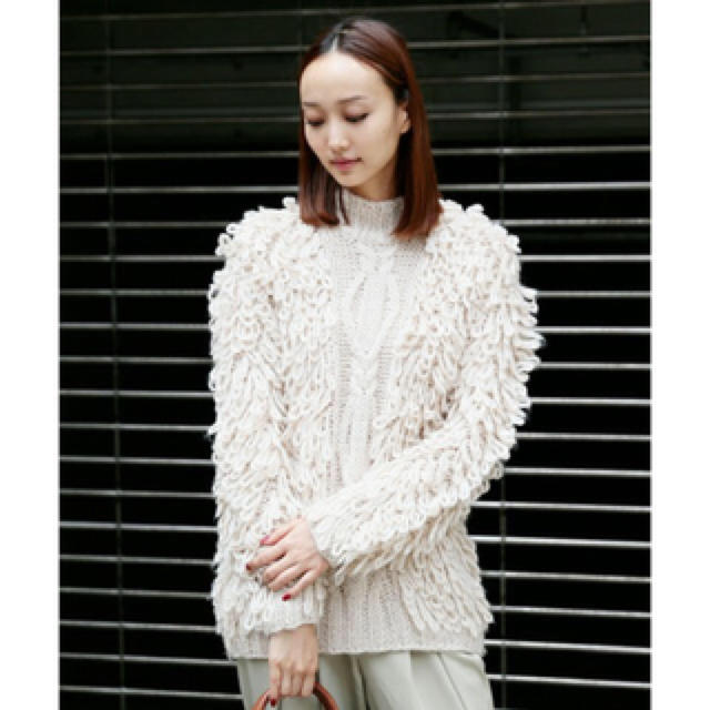 ameri vintage FLUFFY KNIT TOP アメリ ループニット