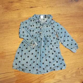 ベビーギャップ(babyGAP)のベビーギャップ　水玉シャツチュニック(シャツ/カットソー)