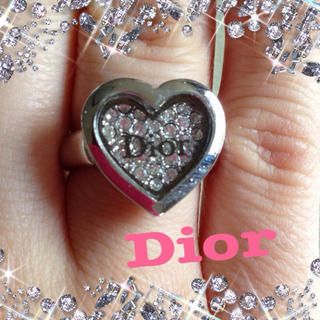 ディオール(Dior)のDior☆ハート型リング(リング(指輪))