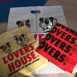 LOVERS HOUSE - スーラバ レア パンダちゃんショップバッグ LOVERS HOUSE - スーラバ レア パンダちゃんショップバッグ