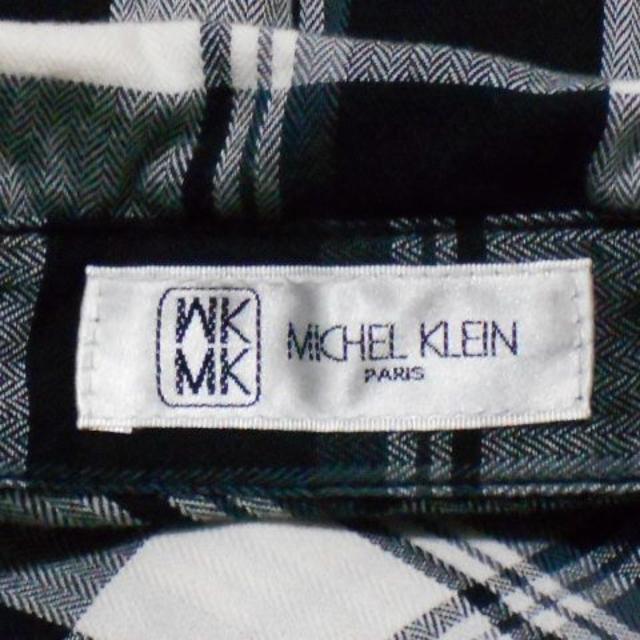 MICHEL KLEIN(ミッシェルクラン)のすぅ様専用 MICHEL KLEIN(ミッシェルクラン)チェックシャツワンピ レディースのワンピース(ミニワンピース)の商品写真